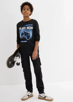 Niños bonprix bonprix Camiseta de algodón orgánico puro con manga larga