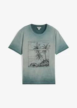 Hombre bonprix bonprix Camiseta de algodón orgánico con aspecto lavado