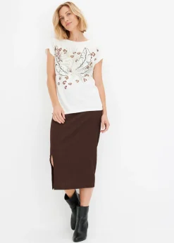 Mujer bonprix bonprix Camiseta de algodón orgánico puro