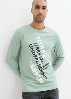 Hombre bonprix bonprix Camiseta de algodón orgánico puro con manga larga