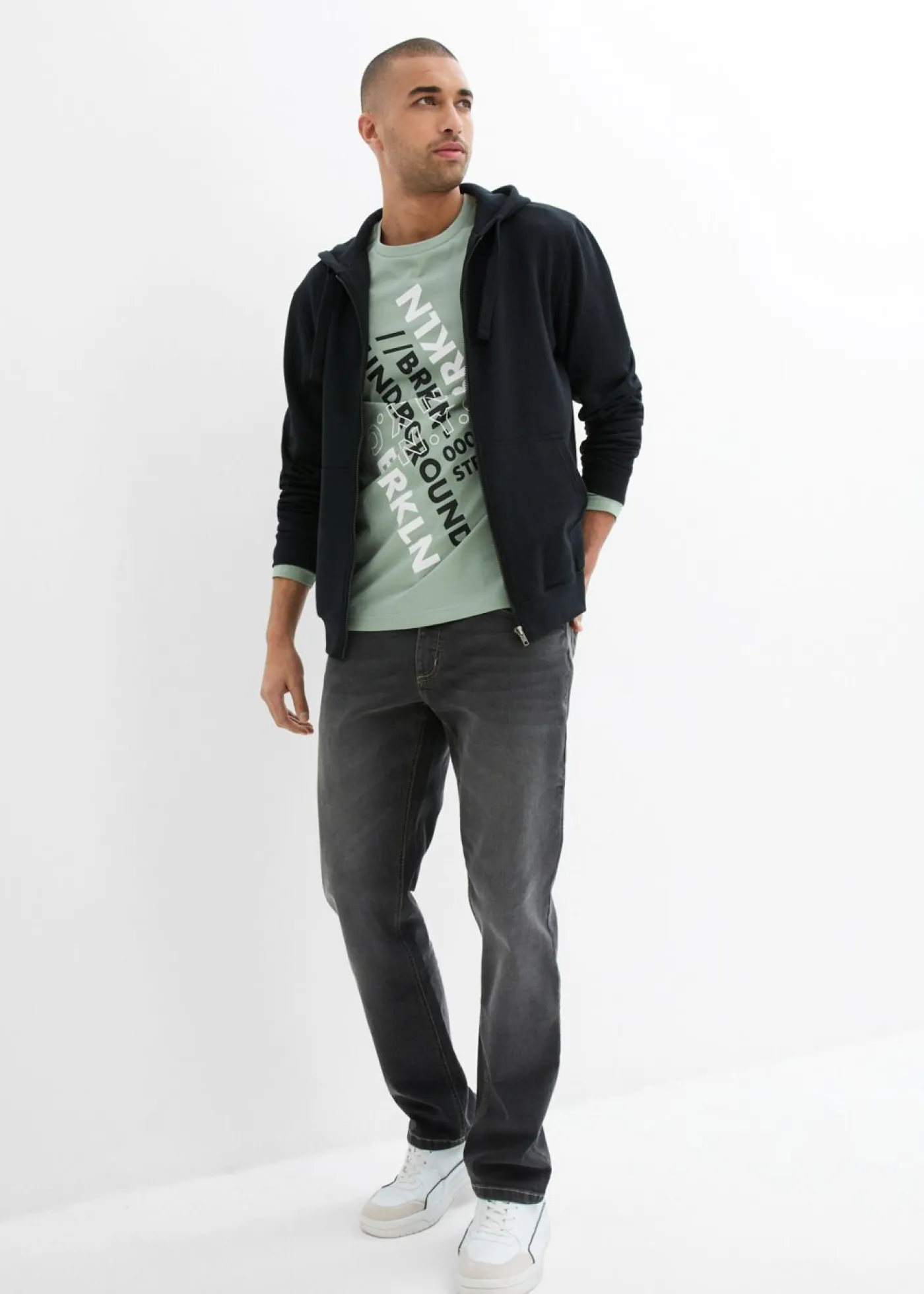 Hombre bonprix bonprix Camiseta de algodón orgánico puro con manga larga