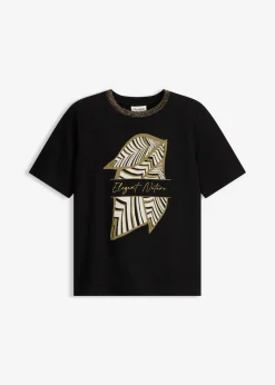 bonprix bonprix Camisetas|Novedades>Camiseta de algodón orgánico Negro
