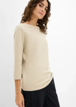 Mujer bonprix bonprix Camiseta de algodón orgánico puro y pesado