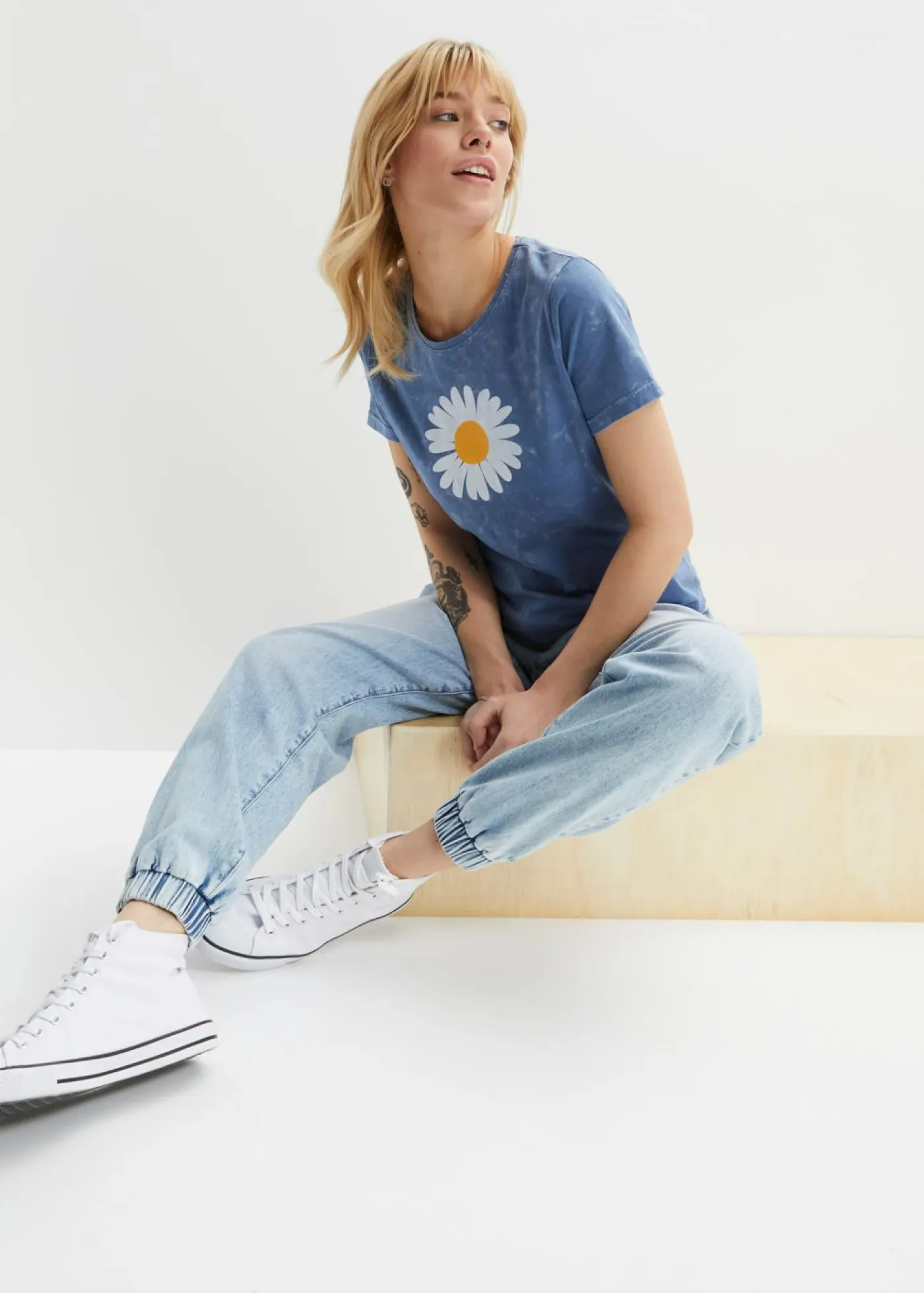 Mujer bonprix bonprix Camiseta de algodón orgánico puro