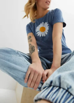 Mujer bonprix bonprix Camiseta de algodón orgánico puro