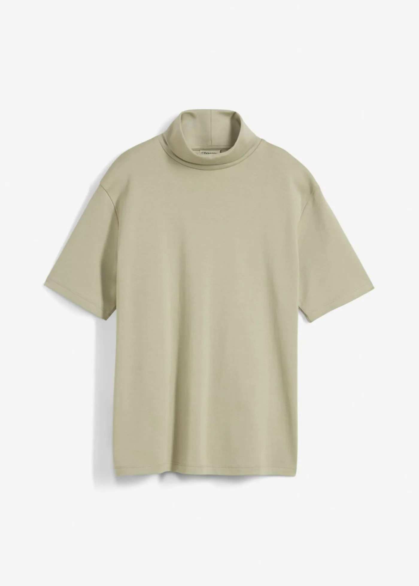 Mujer bonprix bonprix Camiseta de algodón orgánico puro con cuello alto