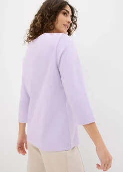 Mujer bonprix bonprix Camiseta de algodón orgánico puro y pesado