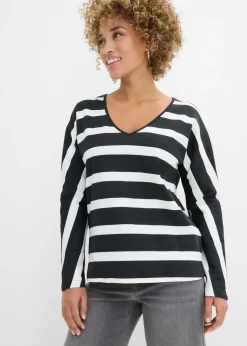 Mujer bonprix bonprix Camiseta de algodón orgánico puro con manga larga