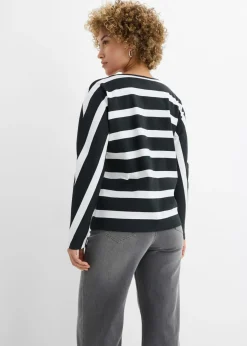 Mujer bonprix bonprix Camiseta de algodón orgánico puro con manga larga