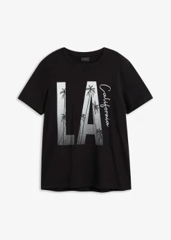 Hombre bonprix bonprix Camiseta de algodón orgánico puro con corte entallado