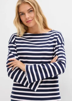 Mujer bonprix bonprix Camiseta de algodón orgánico puro con manga larga