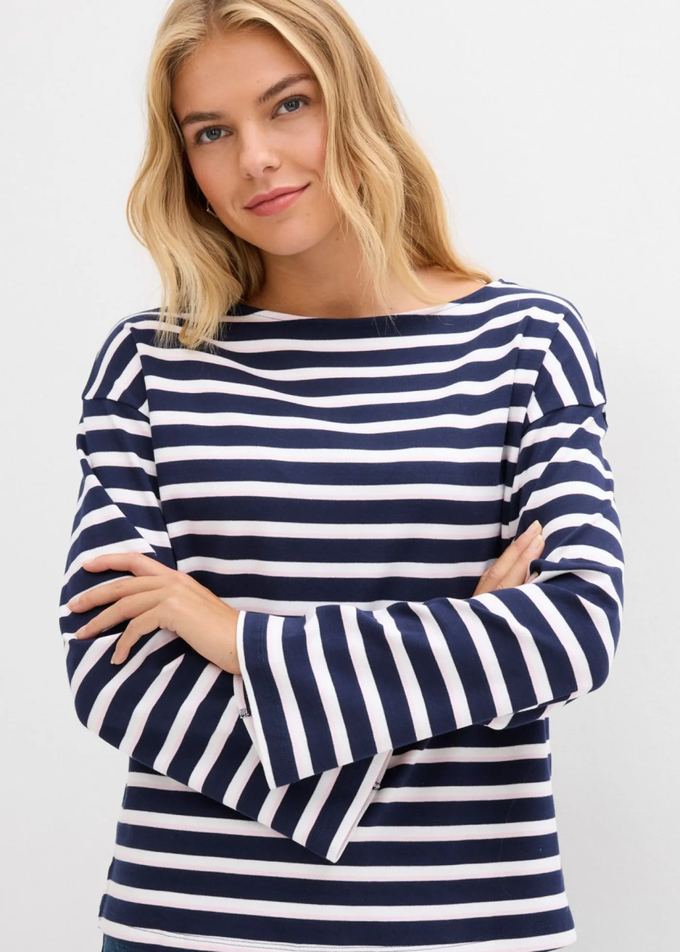 Mujer bonprix bonprix Camiseta de algodón orgánico puro con manga larga