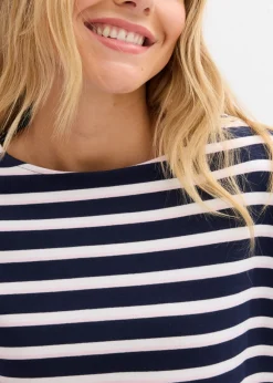 Mujer bonprix bonprix Camiseta de algodón orgánico puro con manga larga