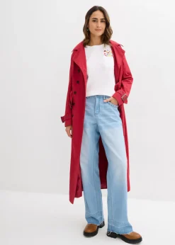 Mujer bonprix bonprix Camiseta de algodón orgánico puro con bordado