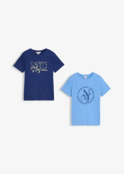 Niños bonprix bonprix Camiseta de algodón orgánico puro (2 unidades)