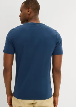 Hombre bonprix bonprix Camiseta de algodón orgánico puro (2 unidades)