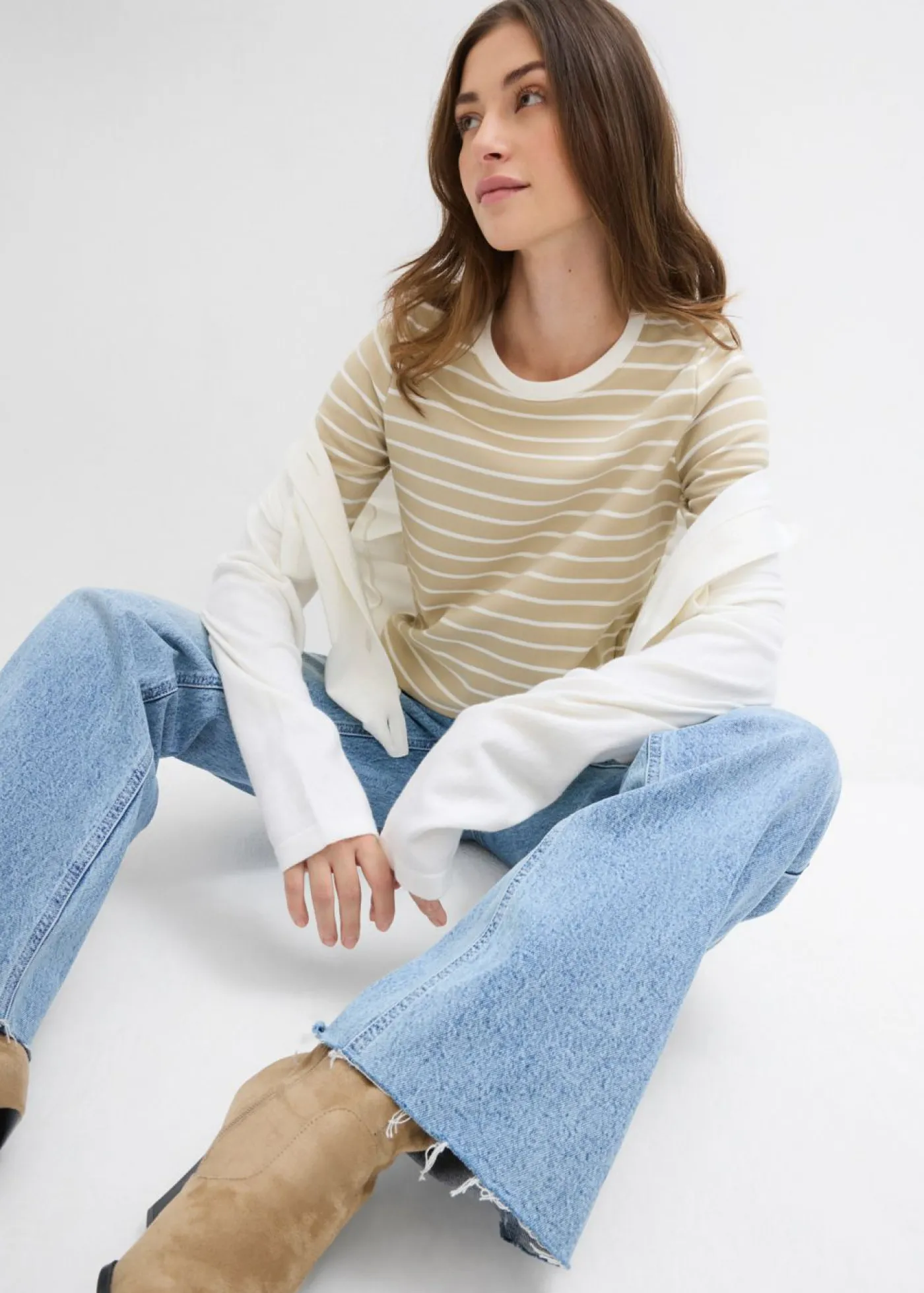 Mujer bonprix bonprix Camiseta de algodón orgánico pesado