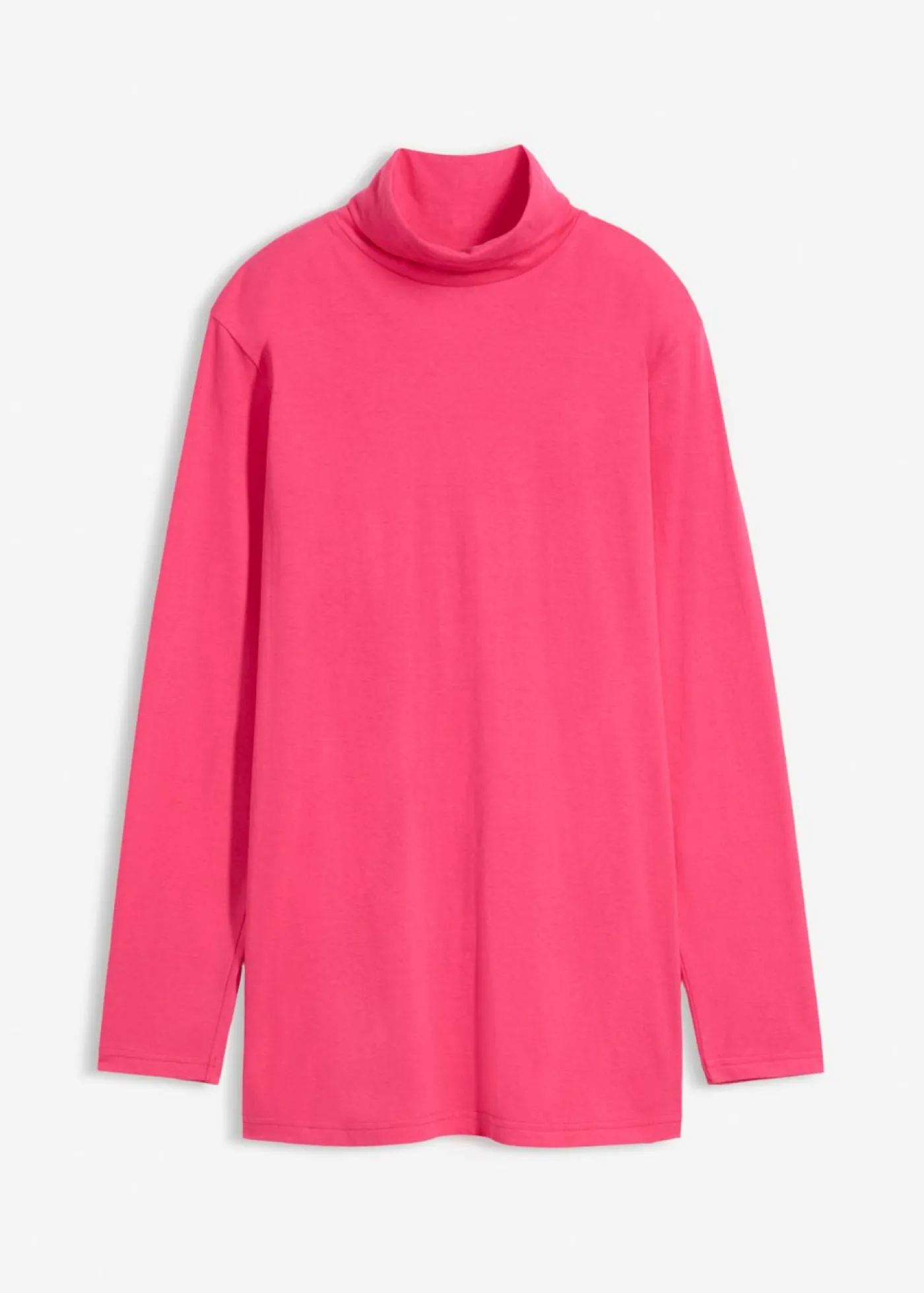 Mujer bonprix bonprix Camiseta de algodón orgánico puro con cuello alto