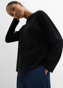 Mujer bonprix bonprix Camiseta de algodón orgánico puro con manga larga