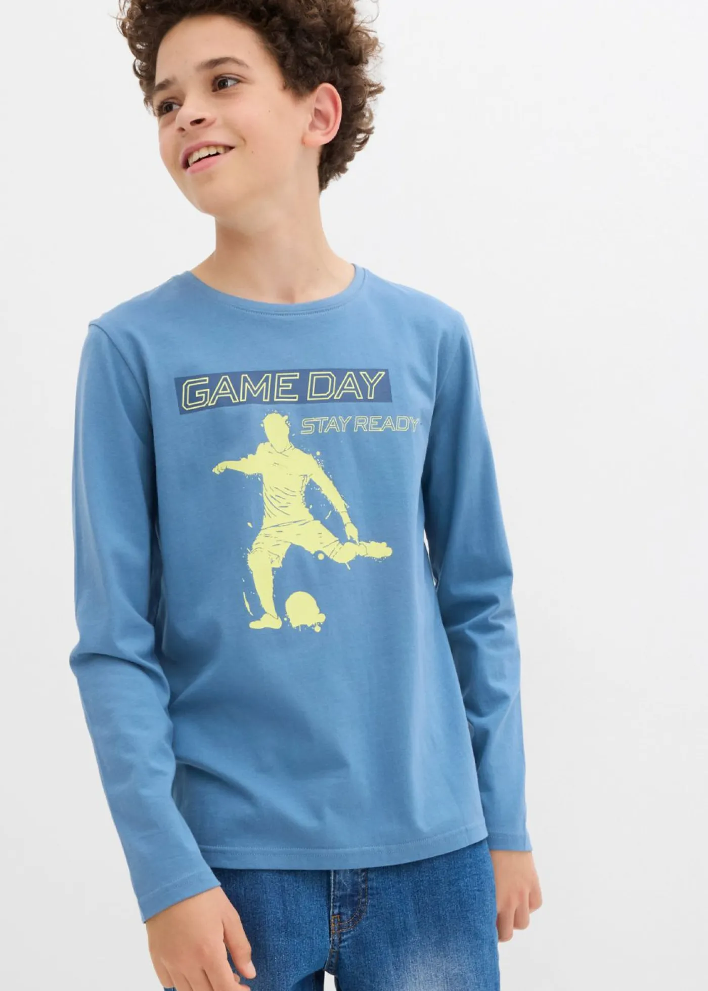 Niños bonprix bonprix Camiseta de algodón orgánico puro con manga larga