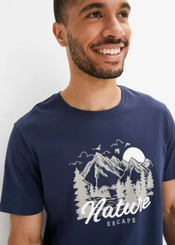 Hombre bonprix bonprix Camiseta de algodón orgánico puro