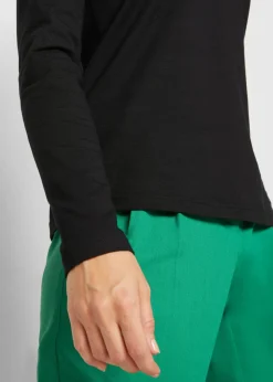 Mujer bonprix bonprix Camiseta de algodón orgánico puro con manga larga