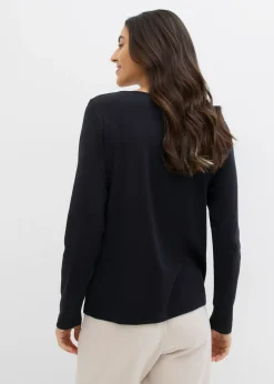 Mujer bonprix bonprix Camiseta de algodón orgánico puro con manga larga