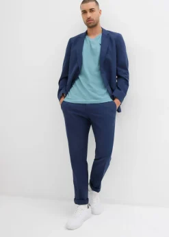 Hombre bonprix bonprix Camiseta de algodón orgánico puro con escote en V (2 unidades)