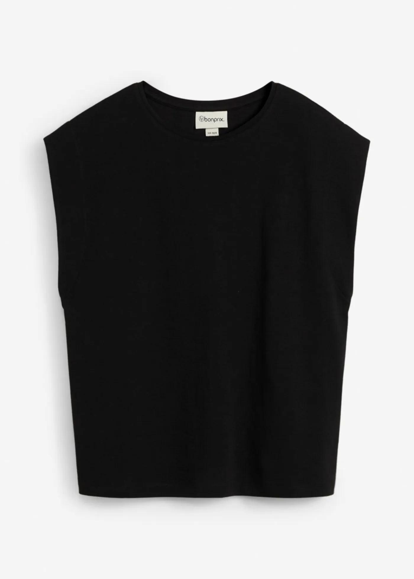 bonprix bonprix Camisetas>Camiseta de algodón orgánico puro Negro