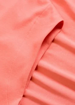 bonprix bonprix Camisetas>Camiseta de algodón orgánico puro Salmón claro