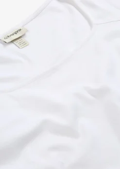 bonprix bonprix Básicos|Camisetas>Camiseta de algodón orgánico pesado Blanco