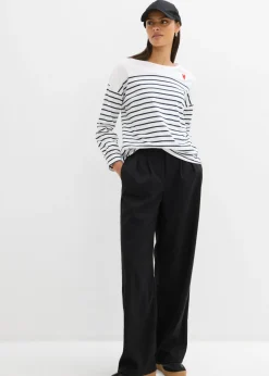 Mujer bonprix bonprix Camiseta de algodón orgánico puro con manga larga