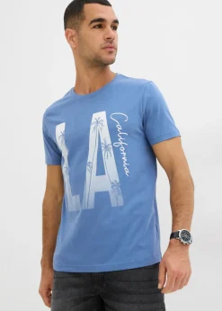 Hombre bonprix bonprix Camiseta de algodón orgánico puro con corte entallado