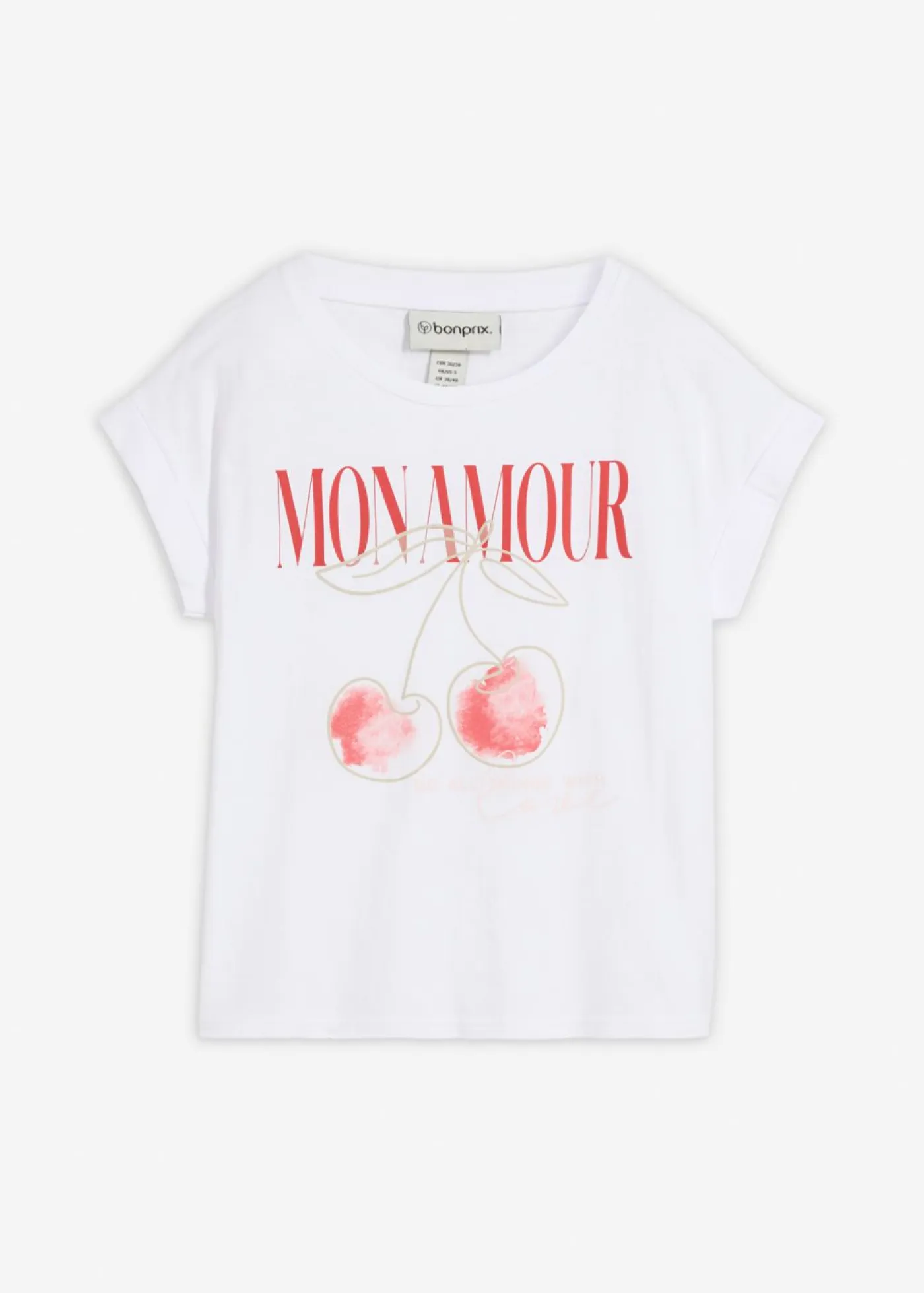 Mujer bonprix bonprix Camiseta de algodón puro