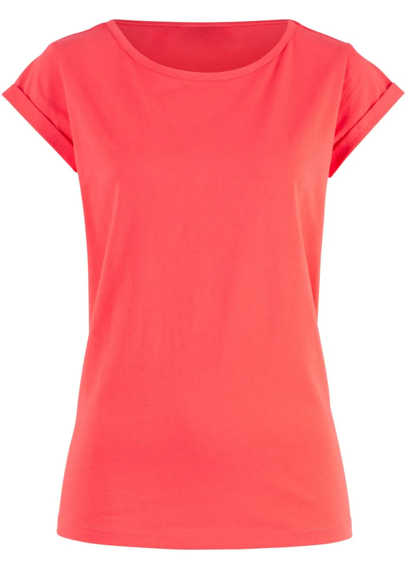 bonprix bonprix Básicos|Camisetas>Camiseta de algodón puro salmón