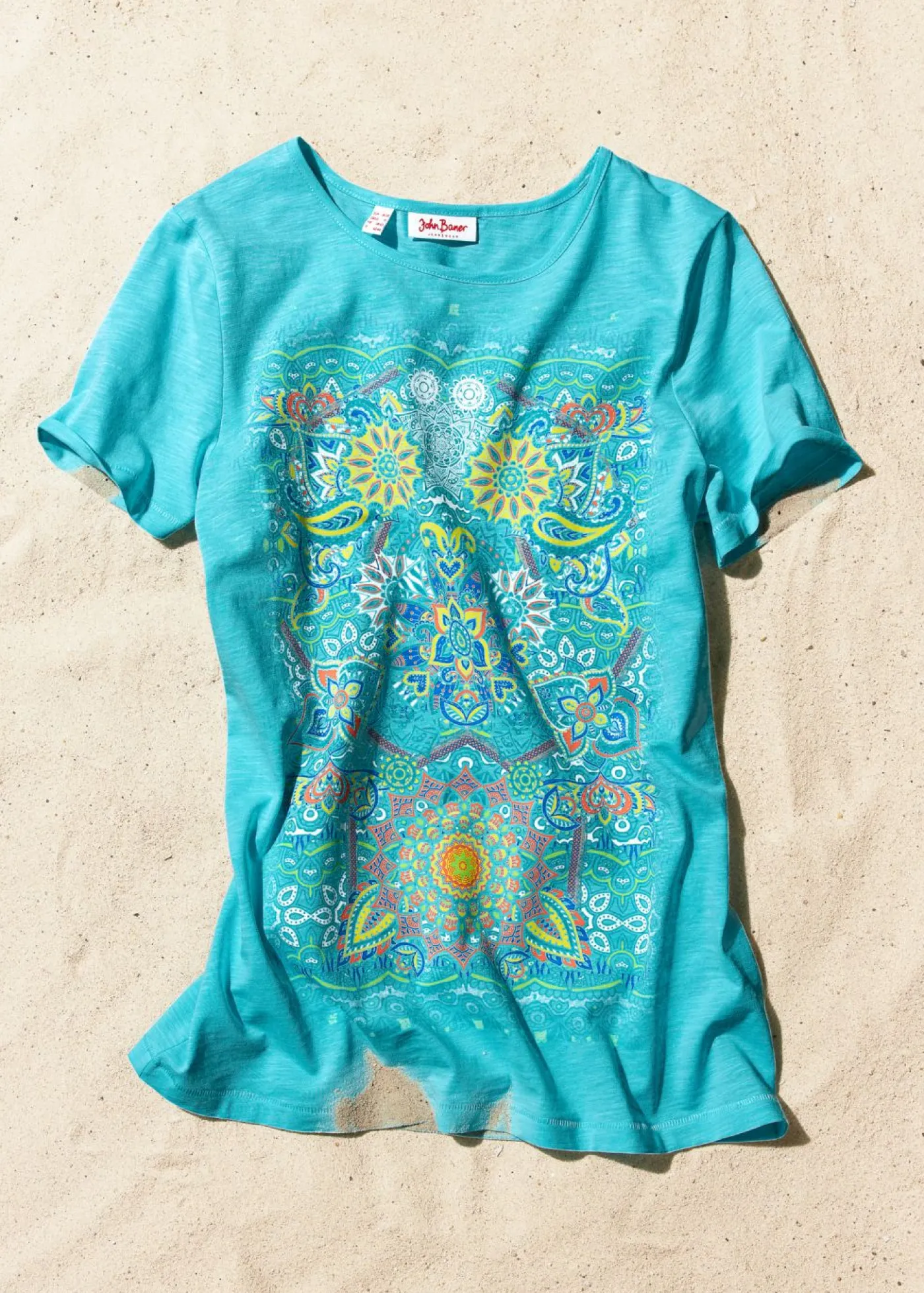 Mujer bonprix bonprix Camiseta de algodón puro