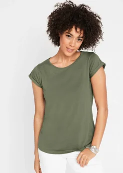 Mujer bonprix bonprix Camiseta de algodón puro