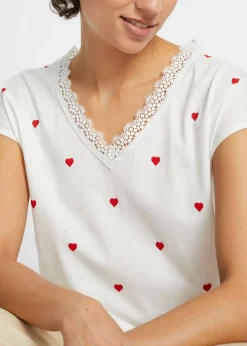 Mujer bonprix bonprix Camiseta de algodón puro