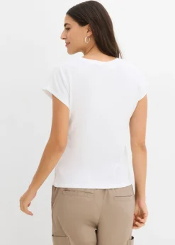 Mujer bonprix bonprix Camiseta de algodón puro
