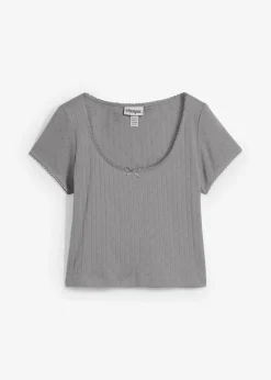 Mujer bonprix bonprix Camiseta de algodón puro