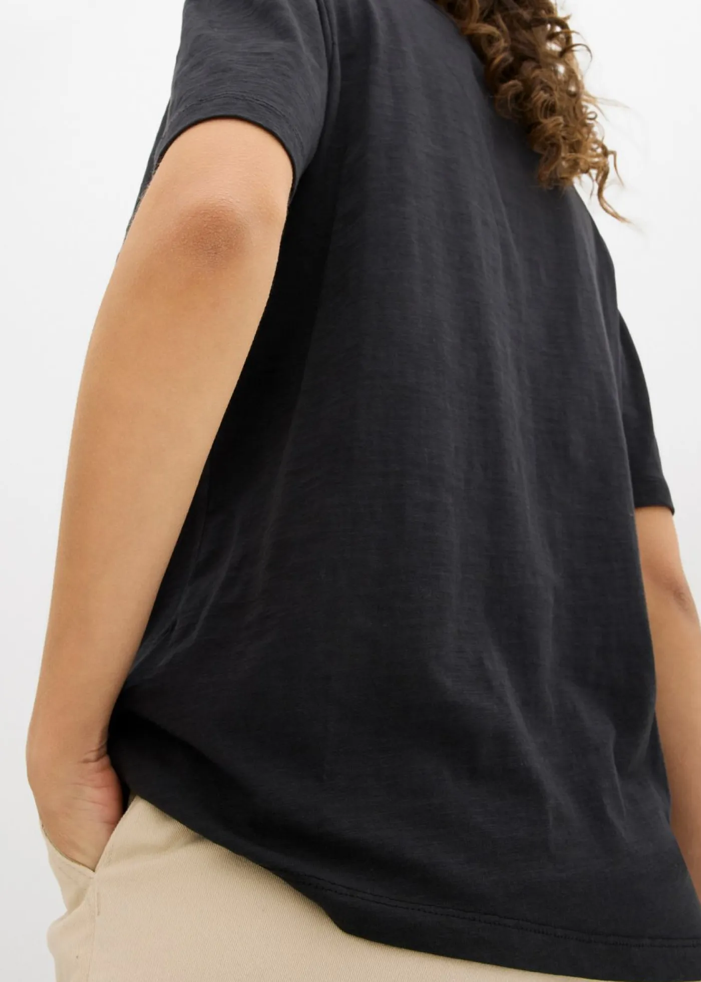 Mujer bonprix bonprix Camiseta de algodón puro