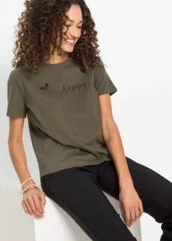 Mujer bonprix bonprix Camiseta de algodón puro