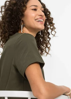 Mujer bonprix bonprix Camiseta de algodón puro