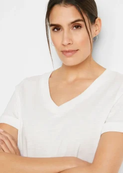 Mujer bonprix bonprix Camiseta de algodón puro