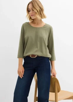 Mujer bonprix bonprix Camiseta de algodón puro