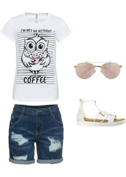 Mujer bonprix bonprix Camiseta de algodón puro