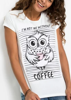 Mujer bonprix bonprix Camiseta de algodón puro