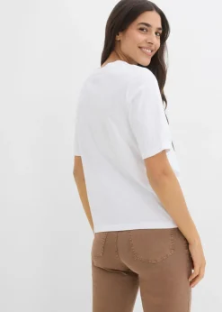 Mujer bonprix bonprix Camiseta de algodón puro