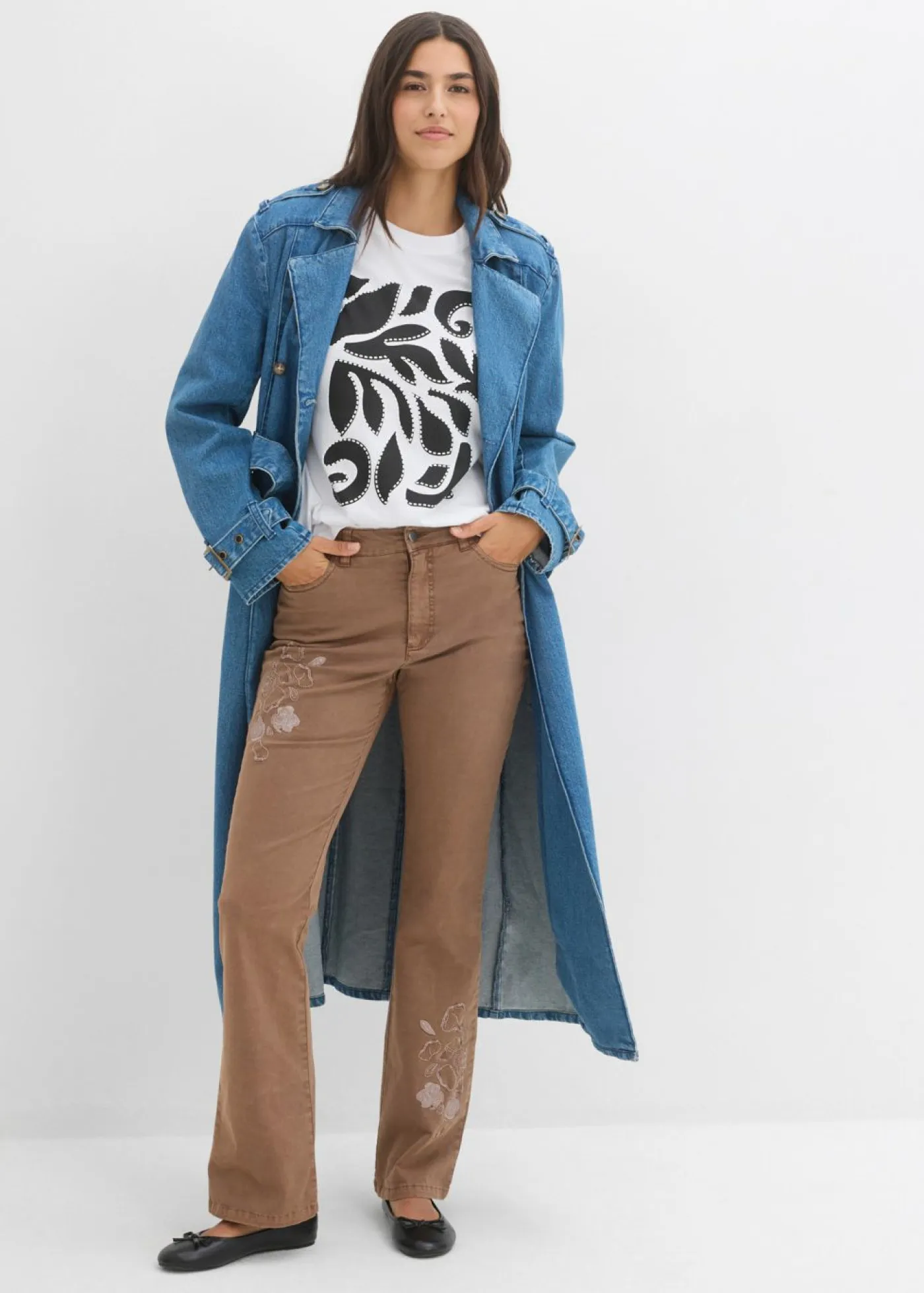 Mujer bonprix bonprix Camiseta de algodón puro