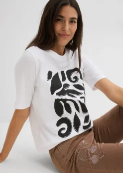 Mujer bonprix bonprix Camiseta de algodón puro